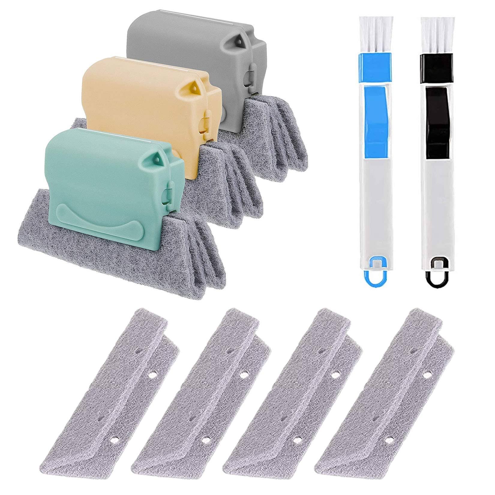 d8bfae6964c28b46e2533f6751387fdd215994c7836e25997209f74a3eff2e7f.jpg Bestylez Magic Window Track Cleaner, Window Groove Cleaning Brush Tools Set - Image 1