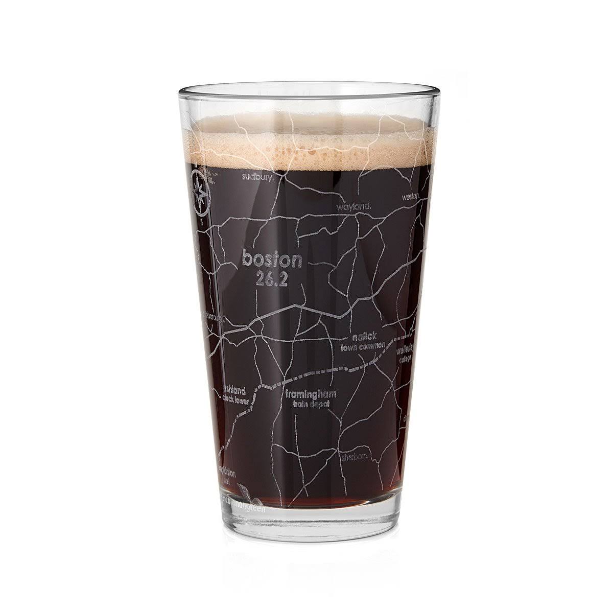 d8c835b60ca27f54429b37c615d92cbae032f928d53a0c7067f9ab1146aec430.jpg Boston Marathon Pint Glass | 16 oz. Beer Glass Standard (No Custom Additions) +$0 - Image 1