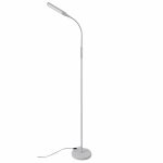 Mainstays Modern 71" LED Floor Lamp with 4 Brightness & 4 CCT Settings, Gray, Teen & Twen & Adult