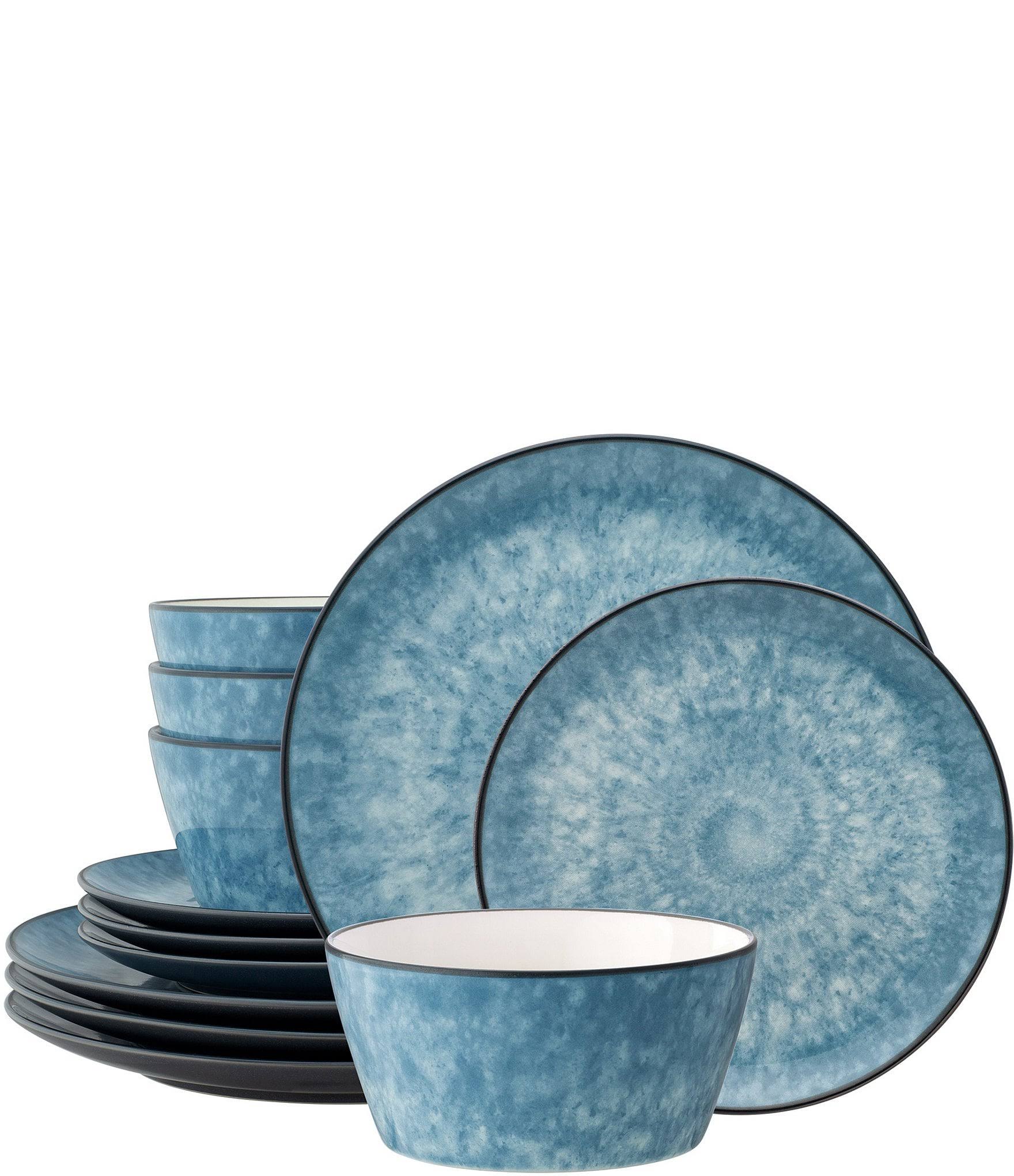 d8d79c747e5b1aa02c3a69ae4c0c39b4e034142e5510c2f33851e4c206b6e8c6.jpg Noritake Colorkraft Essence 12 Piece Dinnerware Set, Service for 4 - Azurite - Image 1