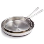 The Cellar Stainless Steel 10" & 12" Open Fry Pan, Set of 2, Created for Macy's