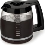 12-Cup Replacement Glass Carafe with Lids Compatible with Cuisinart Coffee Maker, CHW-12, CHW-12P1, DCC-1100BK, DCC-1200, Dcc-1200p1, DCC-1200BKS,