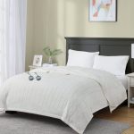 MP2 Electric Blanket Queen Size Dual Control, Plush Heated Blankets, Machine Washable with 20 Heating Levels & 10 Hours Auto Off, UL Certified |