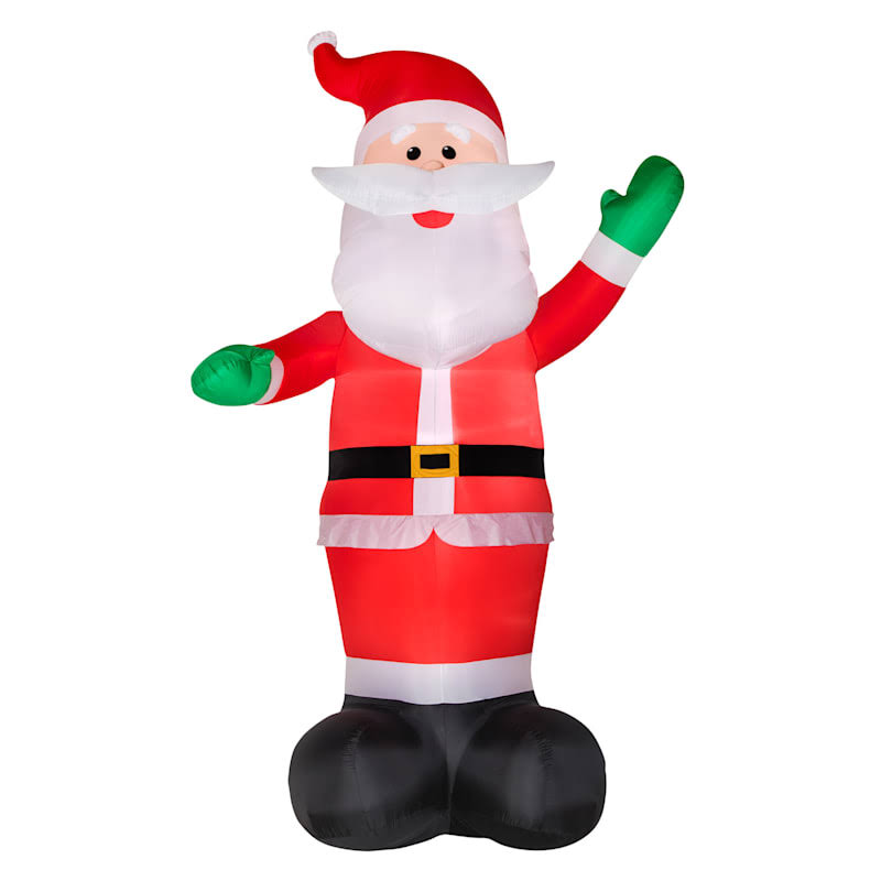 d954087d2cc1ceef8eb18c78b27b10a6d57a6c4df84f7b22fee2456c23c4ff31.jpg Giant 20ft Light Up Waving Santa Inflatable - Nib - Image 1