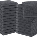 Utopia Towels Cotton Washcloths Set - 100% Ring Spun Cotton, Premium Quality Flannel Face Cloths, Highly Absorbent and Soft Feel
