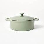5.5Qt Enamel Dutch Oven Sage Green - Figmint