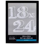 18" x 24" Belmont Picture Frame by Studio D��cor - Includes Pre-attached Hanging Hardware, Horizontal or Vertical - MDF, Black, Bulk 4 Pack