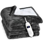 Medical King Heated Blanket, Machine Washable Extremely Soft and Comfortable Electric Blanket Throw Fast Heating with Hand Controller 10 Heating