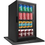 VANPET 24" x 24" x 0.8" Mini Fridge Silicone Mat with Raised Edge, Under Refrigerator Mat Under Mini Refrigerator Freezer Protect from Appliance