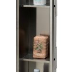 Alfi Brand ABN0836 8 x 36 Vertical Triple Shelf Bath Shower Niche, Polished Stainless Steel