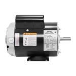 VEVOR 5HP SPL Air Compressor Electric Motor, 230V 15.0Amps, 56 Frame 3450RPM, 5/8" Keyed Shaft, CW/CCW Rotation, 1.88" Shaft Length for Air