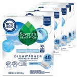 Seventh Generation Natural Automatic Dishwasher Detergent Packs - SEV45180CT | On Time Supplies