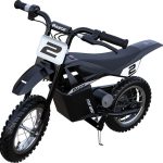 Razor Dirt Rocket MX125 Electric - Powered Dirt Bike - Black with Decal Included. for Child 5+
