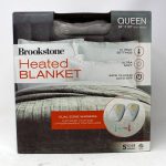 Brookstone Ultra Soft Queen Electric Heated Blanket 10-Heat Settings