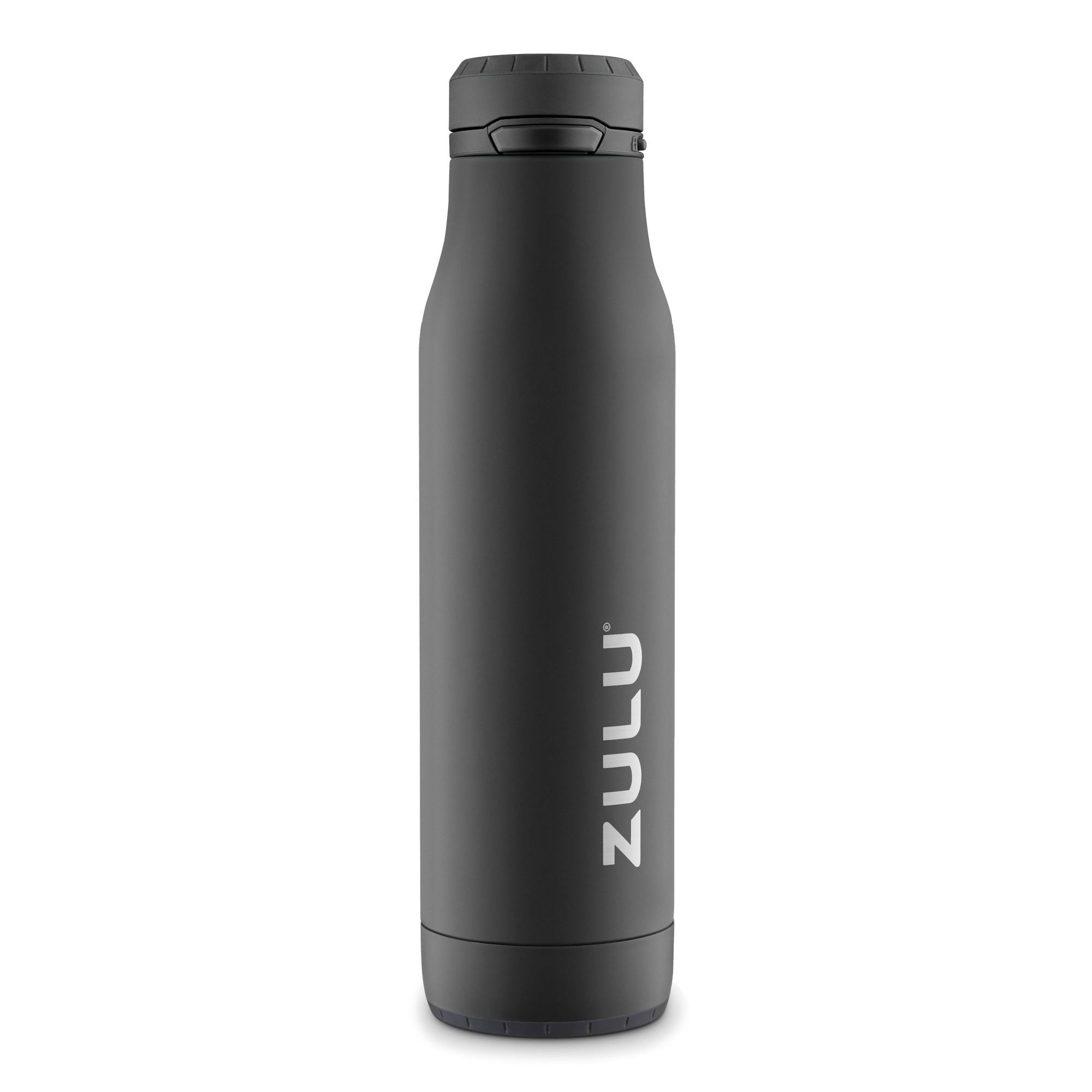 da566bdff87e69e3d498a326ee170769d76c4743e4b5191e6be87b605fd05170.jpg Zulu Ace 24oz Stainless Steel Water Bottle - Black - Image 1