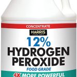 Harris 12% Concentrated Food Grade Hydrogen Peroxide, 128oz, for Kitchen, Bath, Laundry, Home and Garden
