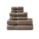 Madison Park Signature Luxor 100% Egyptian Cotton 6 Piece Towel Set