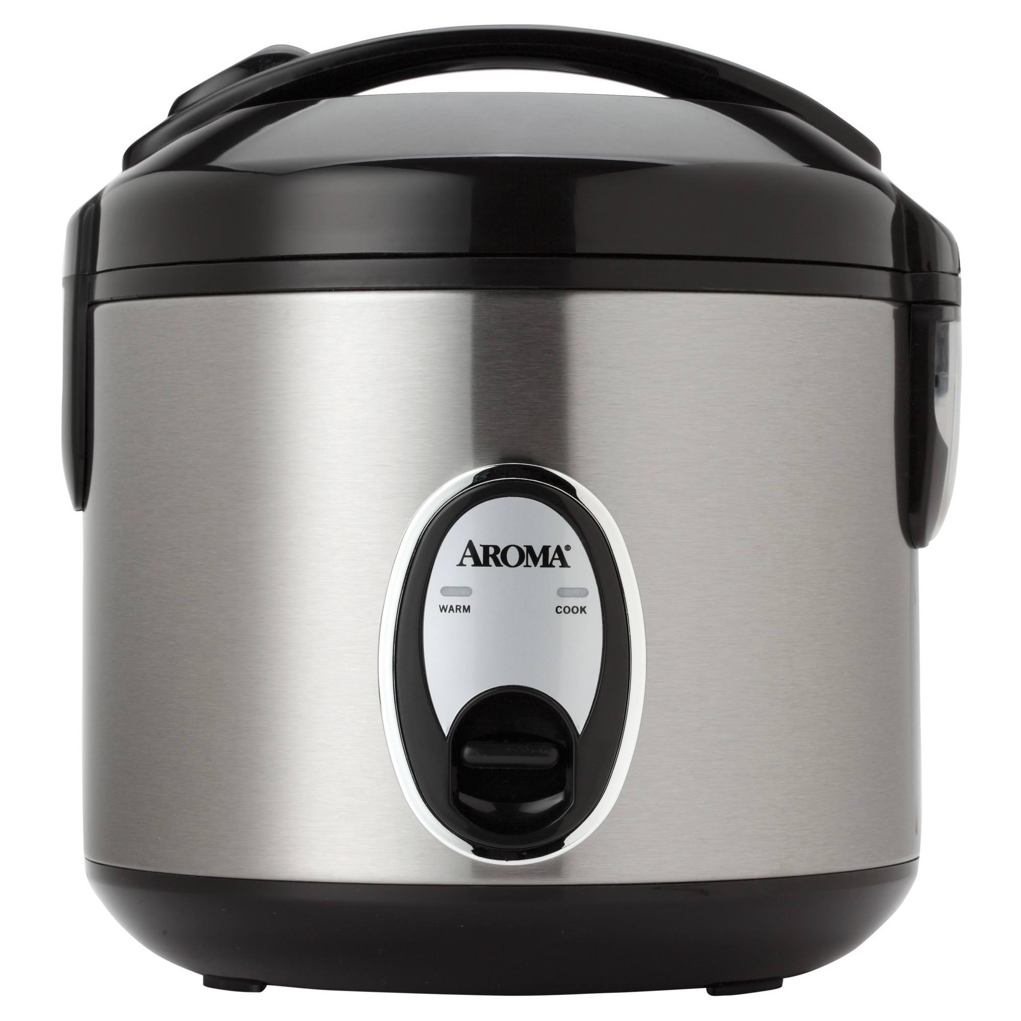 da65dffe163a6a9a1471f2a62bf8d2b3078ba06e2666a2bb9fa1c34354da73ce.jpg Aroma 8 Cup Rice Cooker - Stainless Steel ARC-904SB - Image 1