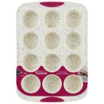 Trudeau Confetti Silicone Muffin Pan