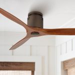 Casa Vieja 52" Windspun Rustic Farmhouse 3 Blade Hugger Indoor Ceiling Fan with Remote Control Oil Rubbed Bronze Walnut Solid Wood for Living