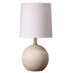 Mainstays Mini Light Wood-Textured Table Lamp, 12.75" H