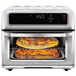 Air Fryer + Toaster Oven, Stainless Steel, 20 Liter Chefman