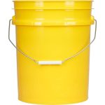 ePackageSupply, 5 Gallon Yellow Plastic Bucket Only - Durable 90 Mil All Purpose Pail - Food Grade Buckets No Lids Included - Contains No BPA