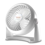 Honeywell HT-904 TurboForce Tabletop Air Circulator Fan, Small, White ÿ Quiet Personal Fan for Home or Office, 3 Speeds and 90 Degree Pivoting Head