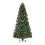 7.5ft LED Festive Pine Pre-Lit Christmas Tree: Home Accents Holiday