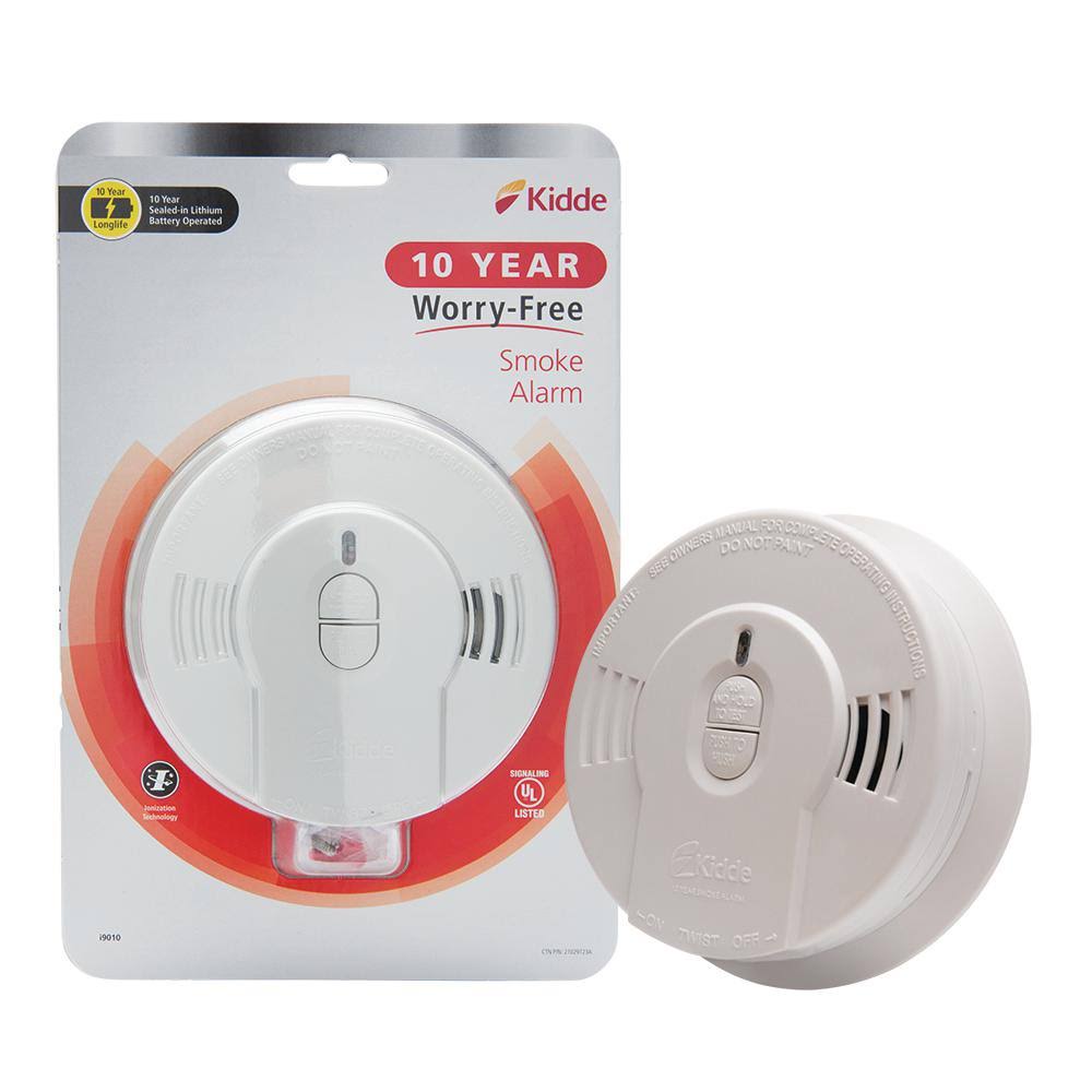 Code One 10-Year Lithium Ion Battery Operated Ionization Smoke Alarm