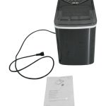 Specilite Ice Makers Countertop, Compact Ice Machine Maker, Self Cleaning - 26Lbs/24H, 9 Ice Cubes S/L in 6-8 Mins, Portable Icemaker with Ice Bag