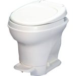 Aqua-Magic V RV Toilet Pedal Flush High Profile White Thetford 31671