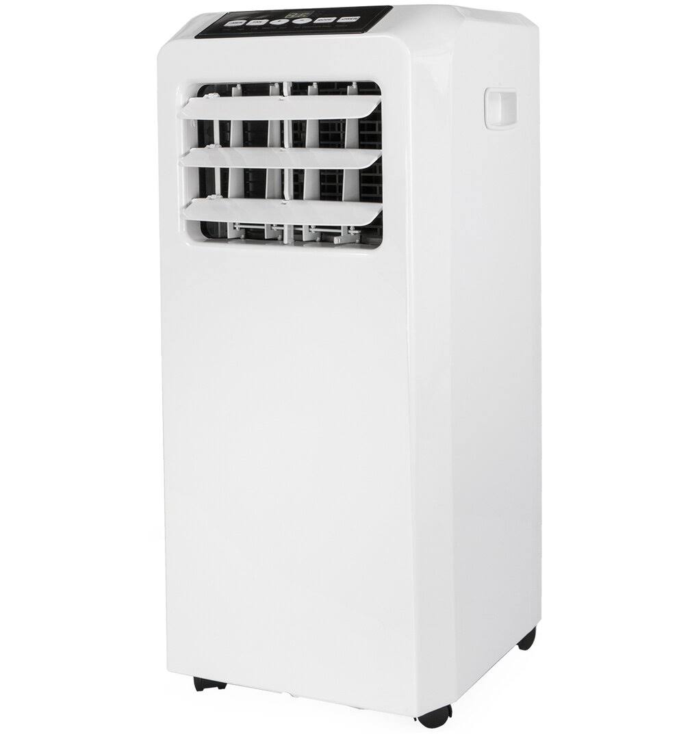 db2d7990f5395b9cbe4cb8b10489d10ed260a69d45275692d53e00133eab6cf4.jpg Barton 8,000 BTU Portable Air Conditioner Dehumidifier Fan A/C Cooling with Remote Control Kit, Size: 8000 BTU, White - Image 1