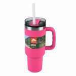 Ozark Trail Vacuum Insulated Stainless Steel Tumbler - Viva Magenta - 40 oz