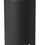 Ozark Trail 31421BLK 32 fl oz Black Insulated Stainless Steel Wide Mouth Water Bottle, Loop Handle, Flip Lid