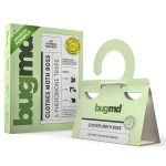 BugMD Clothes Moth Boss Traps - Sticky Glue Bug Repellent Pheromone Attractor for Closets Wardrobes Cabinet Drawers, Moth Balls