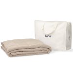 Luna [ Weighted Blanket for Adults Cooling Silky Bamboo] 100% Lyocell Premium Quality | Breathable All Season Cooling Blanket [20lbs - Queen - 60" x