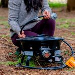Outland Firebowl Deluxe Portable Propane Fire Pit, Black