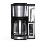 Ninja CE250 12-Cup Programmable Coffee Maker, Glass Carafe, Stainless Steel