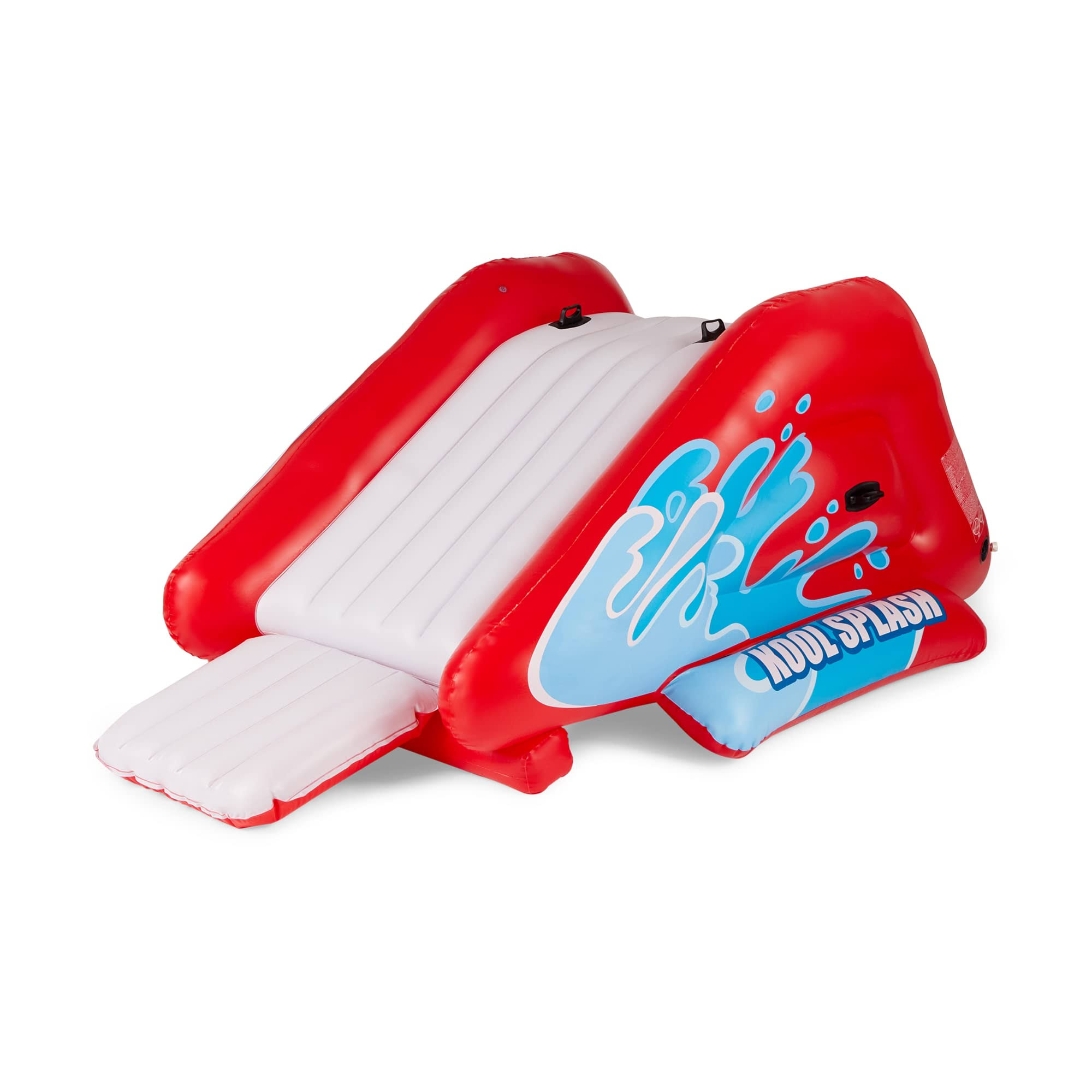dc6e1b32215bc3f94a7591a14fa0e79ba17810002634530f1f4de56a5d03af28.jpg Intex Kool Splash Inflatable Pool Water Slide Play Center with Sprayer Red - Image 1