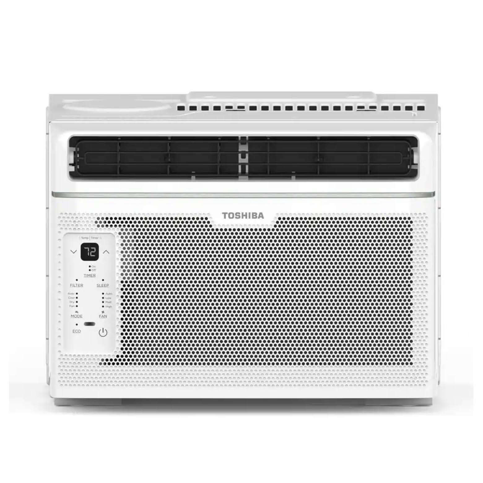 dc7d86fba960b917c57d01bfe767f9261665600891e74d264336cf418641fbd0.jpg Toshiba 6,000 BTU 115-Volt Window Air Conditioner with Remote in White - Image 1