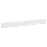24-1/2 in. Cultured Marble Backsplash in White
