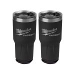 Milwaukee PACKOUT Black 30 oz. Tumbler 2pk, Black 30oz