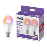 Wiz A19 Color Bluetooth LED Smart Bulb 2 Pack