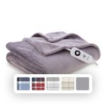 Berkshire Blanket Berkshire Ultraplush Heated Oversized 60' x 70' Throw-Silver