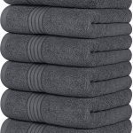 Utopia Towels Premium Grey Hand Towels - 100% Combed Ring Spun Cotton, Ultra Soft and Highly Absorbent, 700 GSM Exrta Large