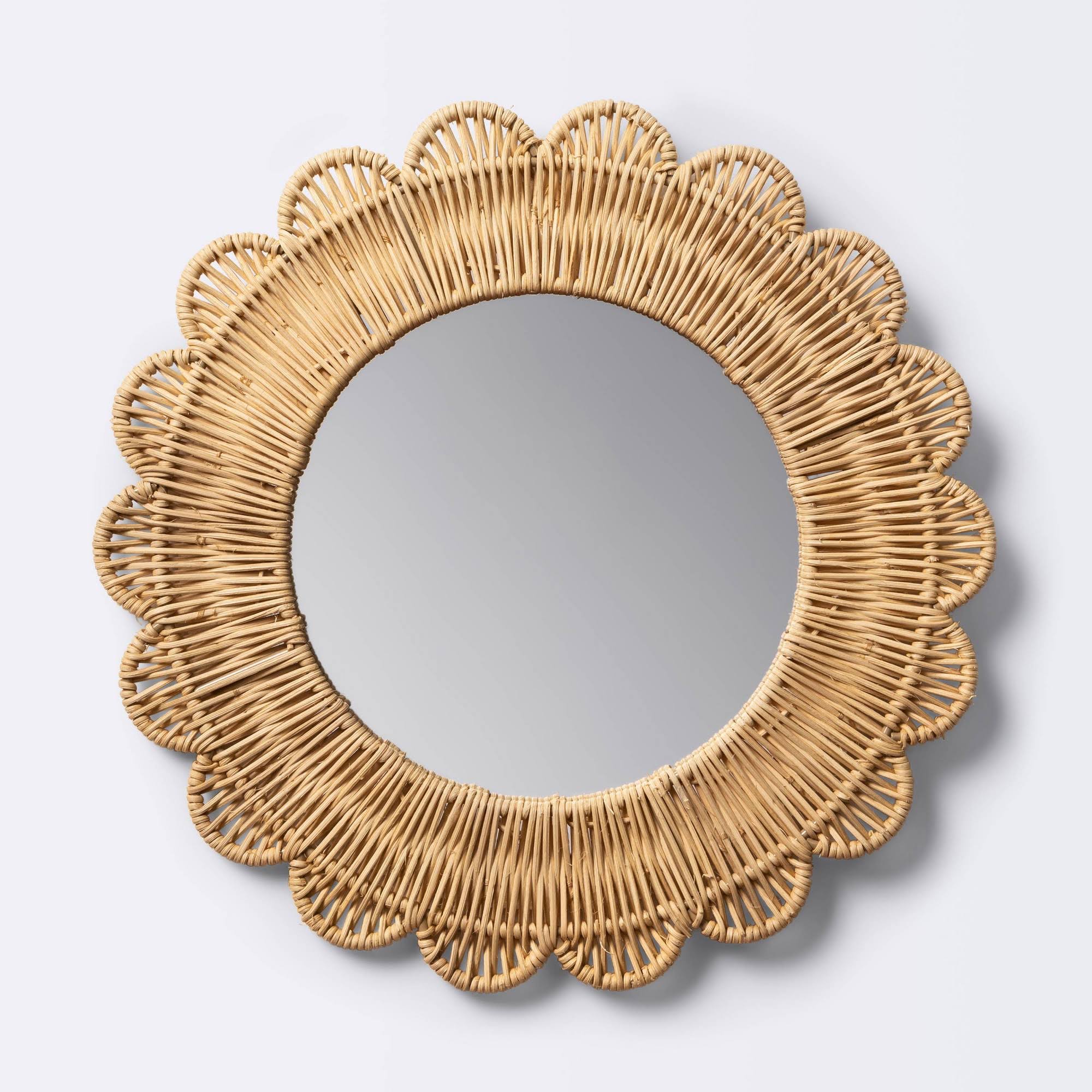 dd26ac209bec92a12cc9f0a31cacbc54576d7f4b66391f725cfd88e97e3debfc.jpg Sun Wall Mirror - Cloud Island - Natural - Image 1