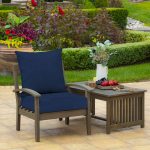 Arden Selections Outdoor Deep Seat Set Leala Texture Sapphire