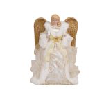 12" Lighted Angel in White & Gold Robe Tree Topper by Ashland | Michaels