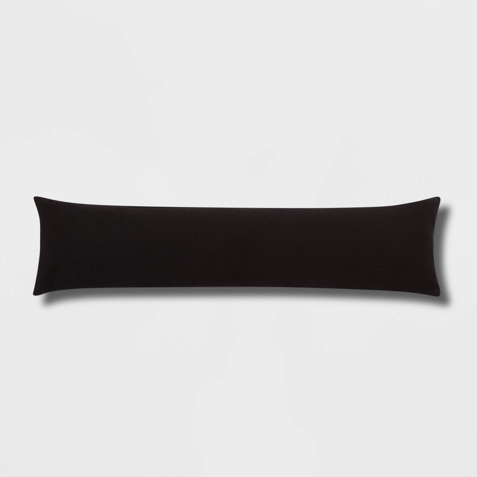 dd962367876fca4ad2fb074c83a4c402ed7d23a22df738529003c3b075759290.jpg Lumbar Boucle Color Blocked Decorative Throw Pillow Black - Threshold - Image 1